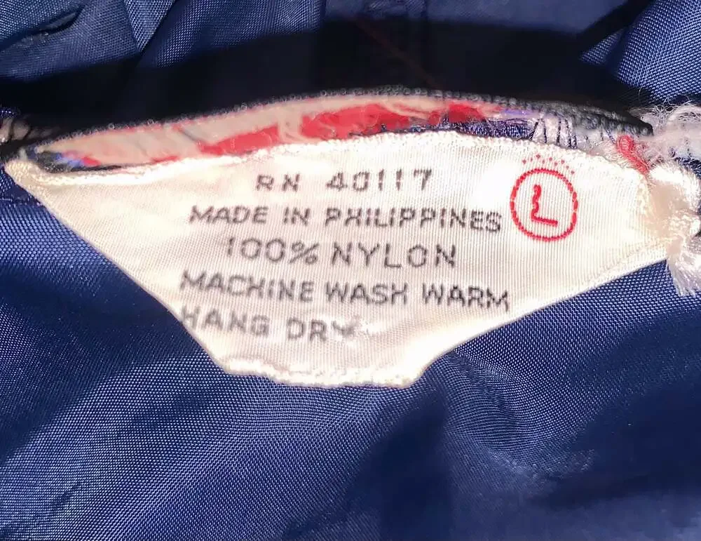 Y2K Vintage Lacoste Windbreaker Jacket Youth L Blue Red Nylon 1/4 Zip Streetwear